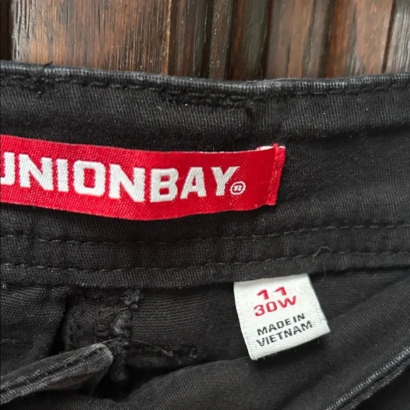 UNIONBAY Black Utility Cargo Pants - Picture 2 of 10